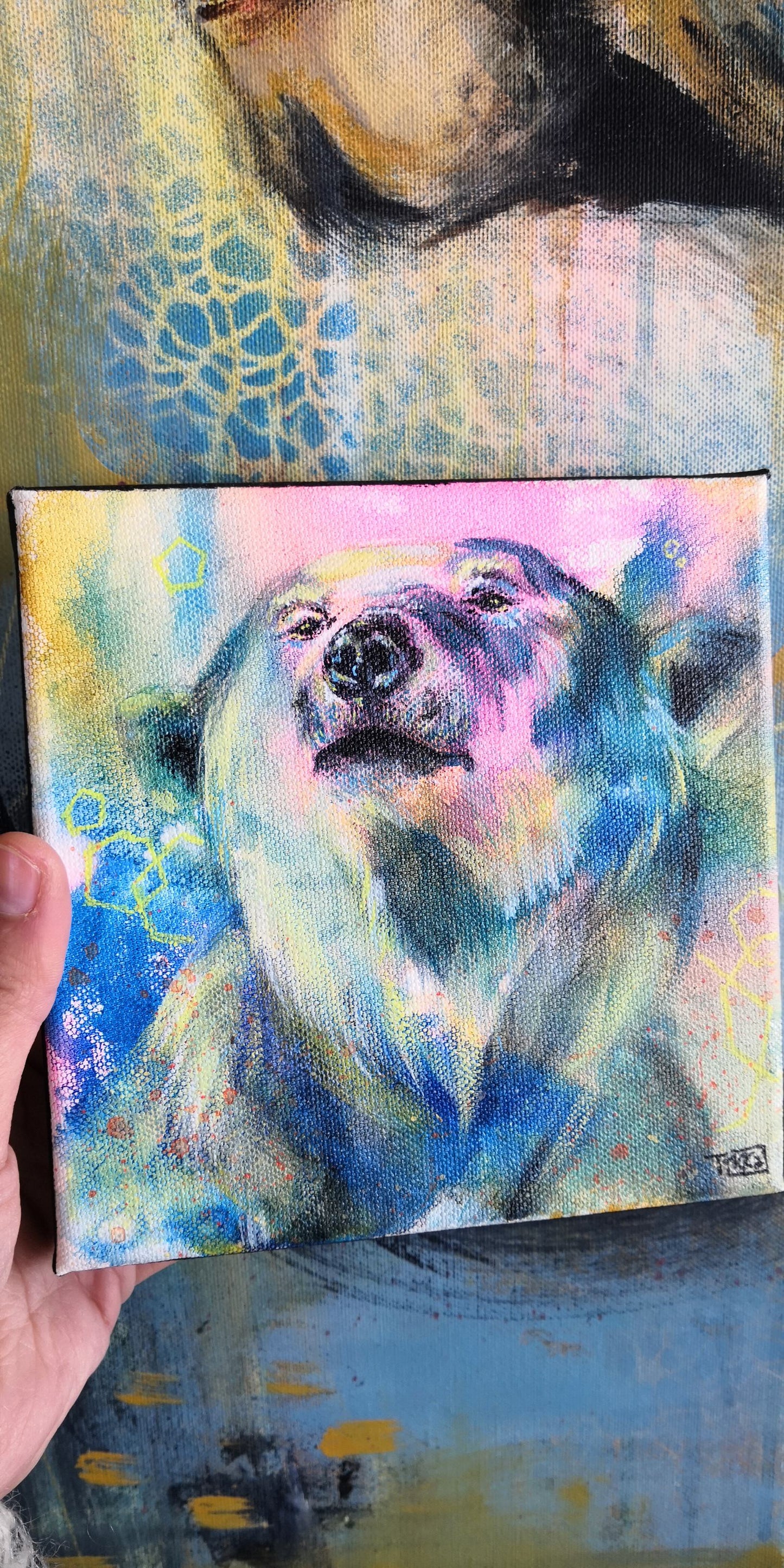 Polar bear - Colourful wildlife series