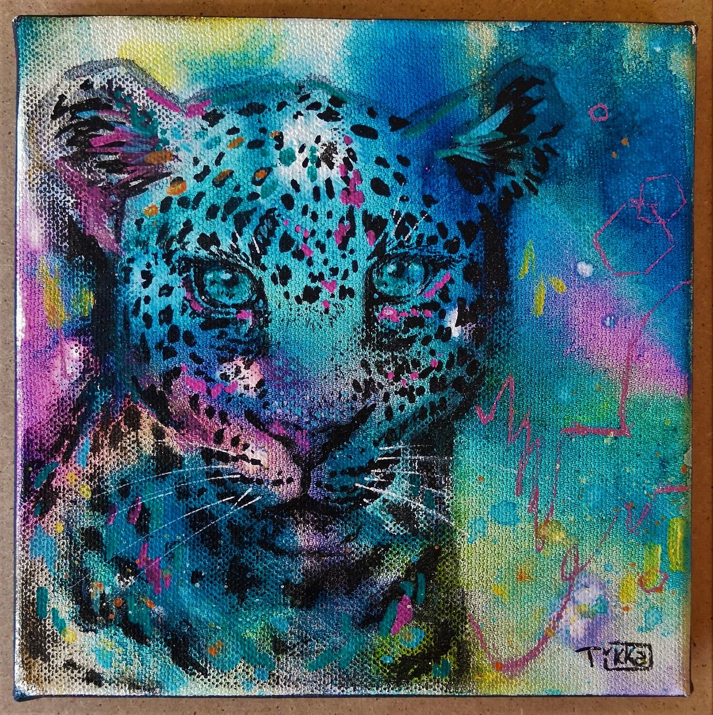 Jaguar - Colourful wildlife series