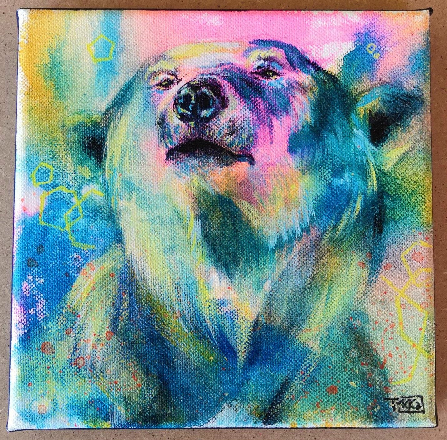 Polar bear - Colourful wildlife series